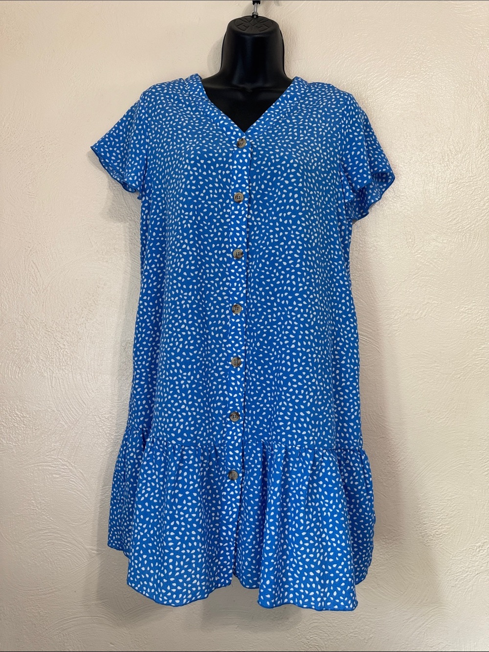 No Brand, size Small. Blue and white